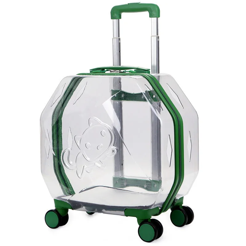 Bag Pet Trolley Box Cat Go Out Portable