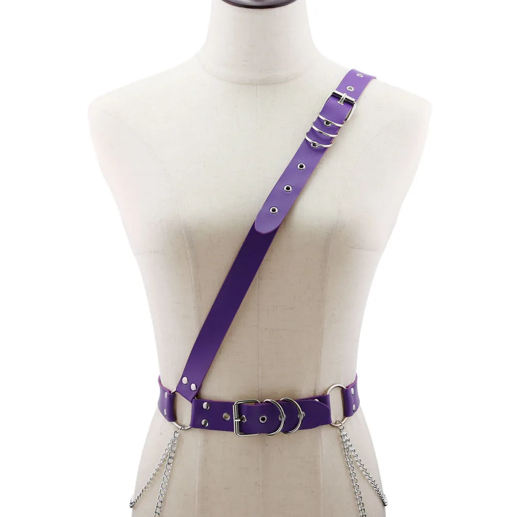 Women's Men's Belt Chain Fashion Leather Pin Buckle Chain Belt Belt Strap